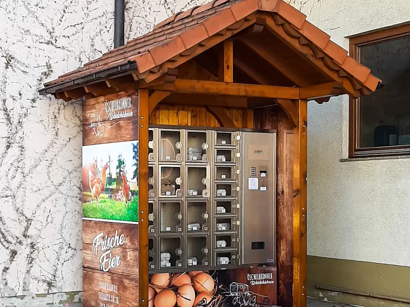 Eierautomat Öschelbronner Weidehühner  frische Freilandeier in Gäufelden